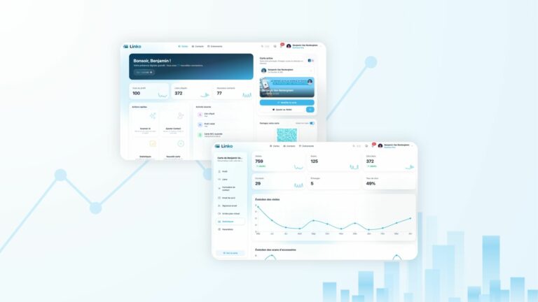 Carte de visite digitale : pourquoi les statistiques changent tout à votre networking